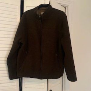 Men's L.L. Bean brown zip up jacket